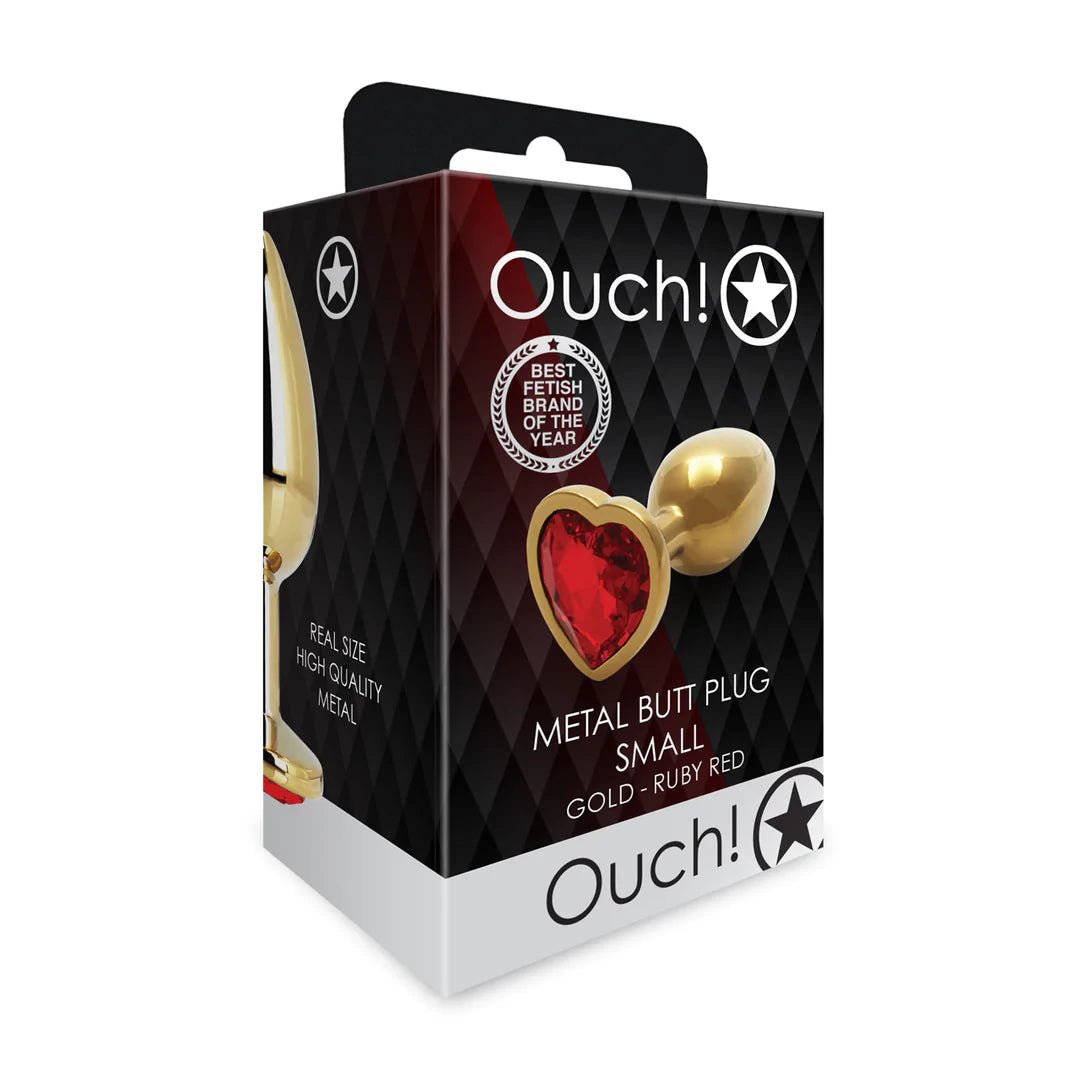 OUCH! Heart Gem Butt Plug