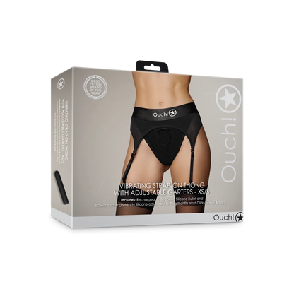 OUCH! Vibrating Strap-on Thong