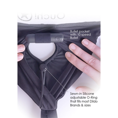 OUCH! Vibrating Strap-on Thong