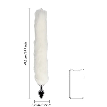 OUCH! Light-Up Fox Tail with Metal Butt Plug