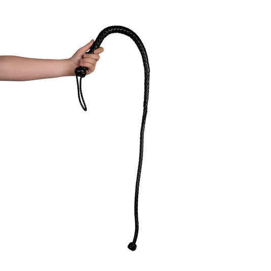 OUCH! PU Leather Whip with Knot Detail