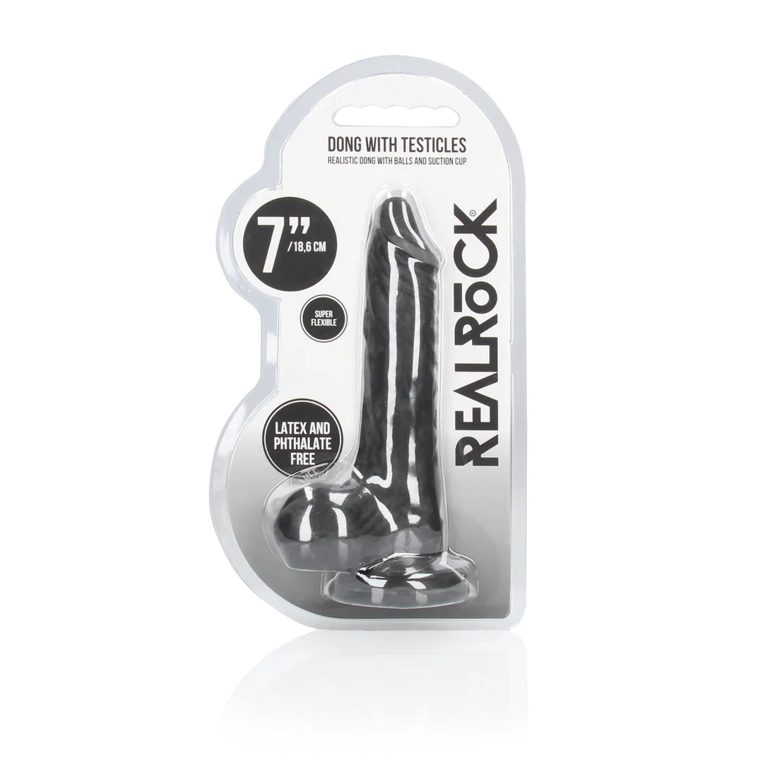 REALROCK Dong with Testicles 7” / 17cm