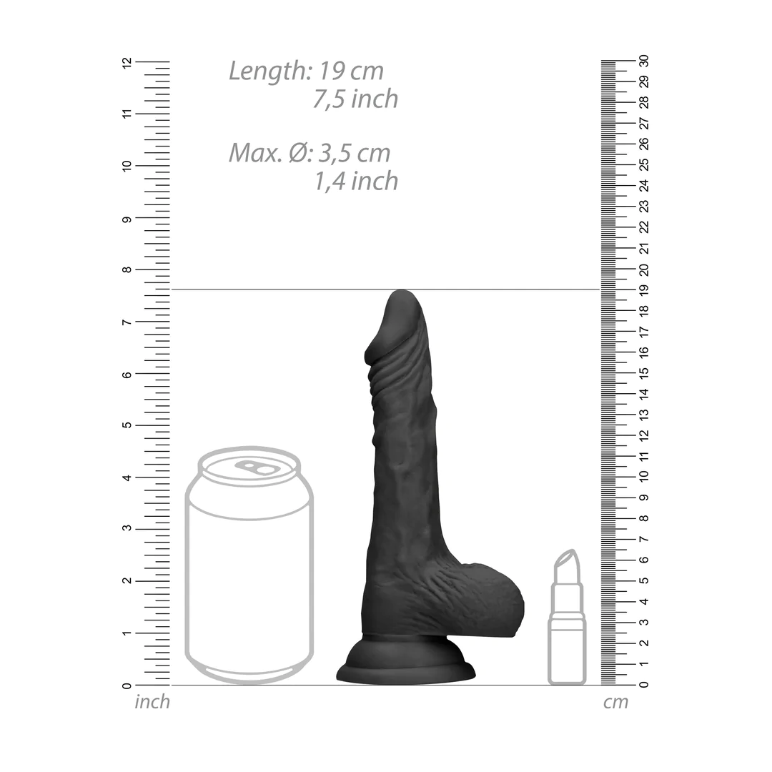 REALROCK Dong with Testicles 7” / 17cm