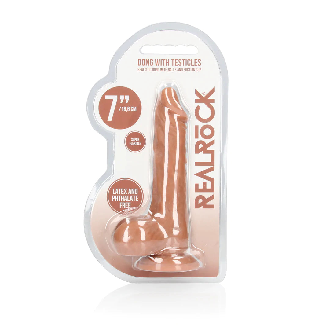 REALROCK Dong with Testicles 7” / 17cm