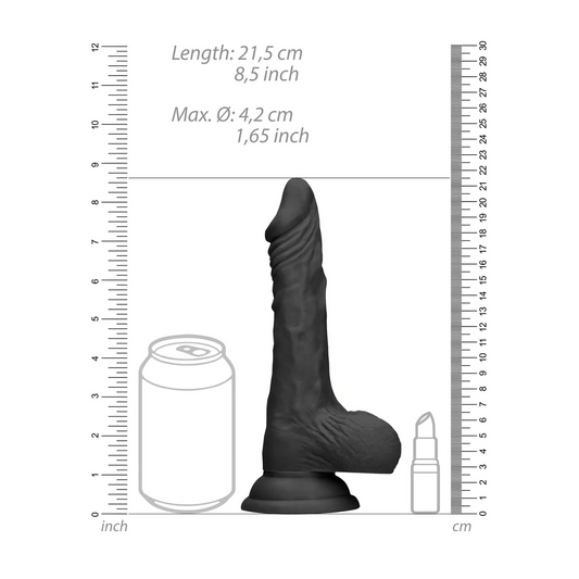 REALROCK Dong with Testicles 8”/20cm