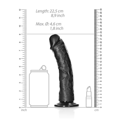 REALROCK Curved Realistic Dildo 8”/20.5cm
