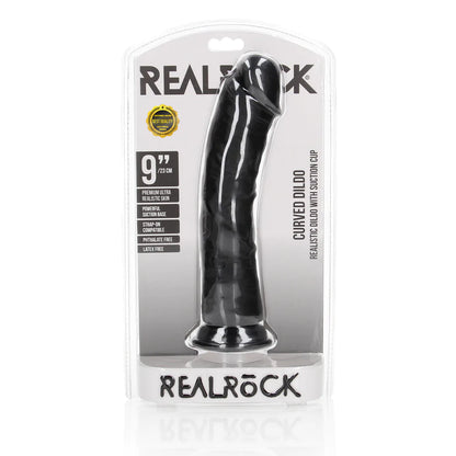 REALROCK Curved Realistic Dildo 9”/23cm