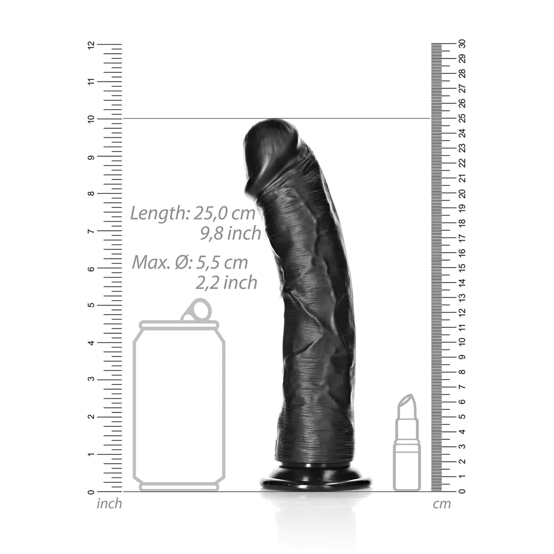 REALROCK Curved Realistic Dildo 9”/23cm