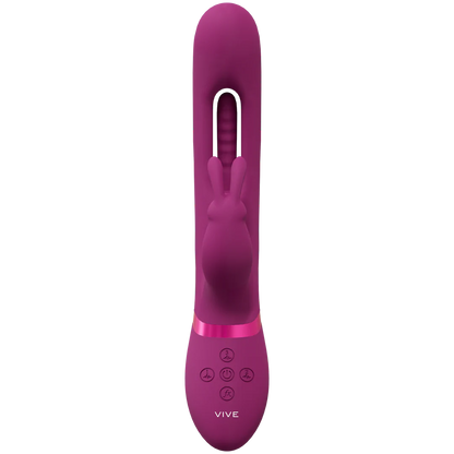 VIVE Mika Triple Motor Vibrating Rabbit with G-spot Flapping