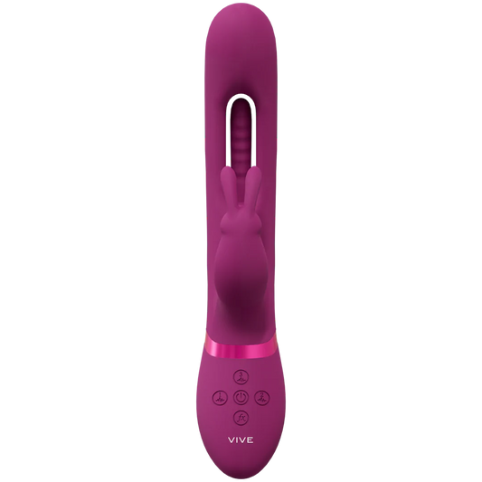 VIVE Mika Triple Motor Vibrating Rabbit with G-spot Flapping