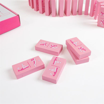 SECRETPLAY Kinky Domino Wood Game