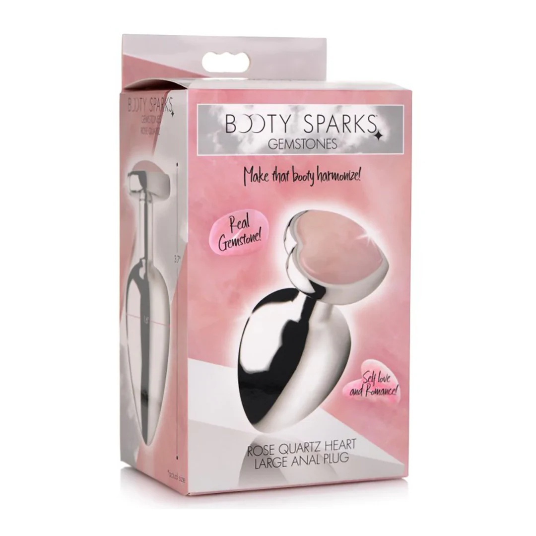 XRBRAND Booty sparks Rose Quartz Heart