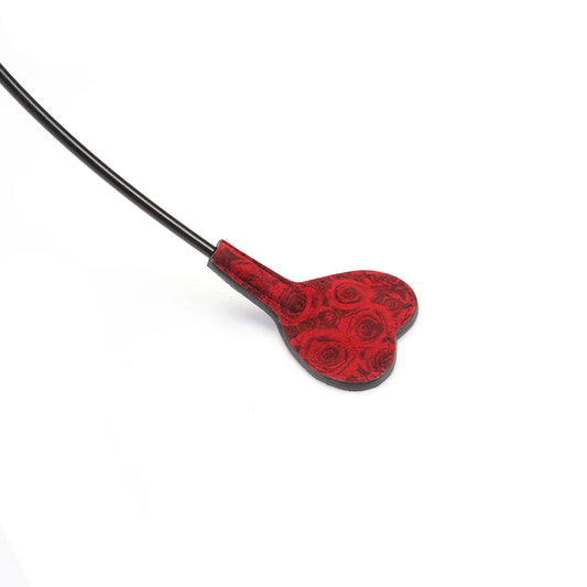 LIEBESEELE Red Rosa Leather Mini Crop