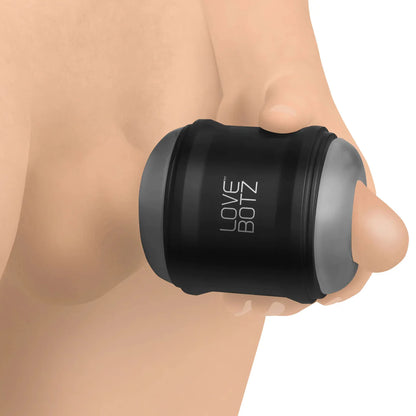 XRBRANDS Cyber Stroke Vibrating Stroker - Black