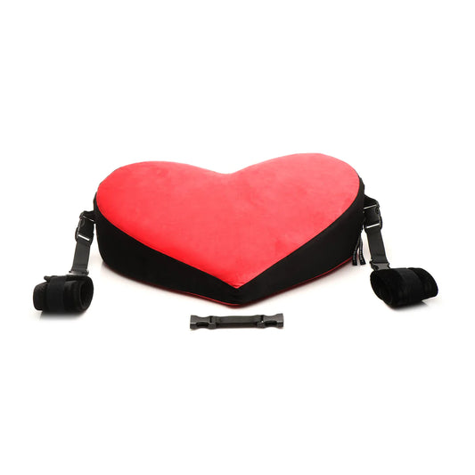 BEDROOMBLISS Bondage Love Pillow - Black/Red