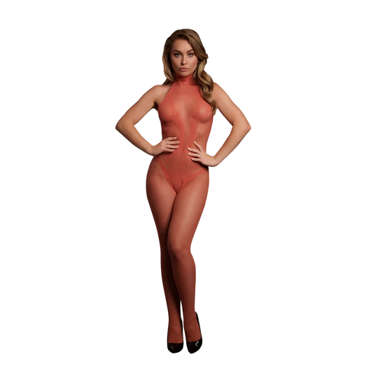 LEDÉSIR Fishnet and Lace Bodystocking
