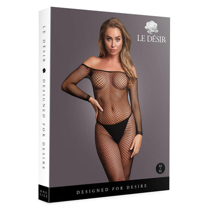 LEDÉSIR Bodystocking OffShoulder Neck