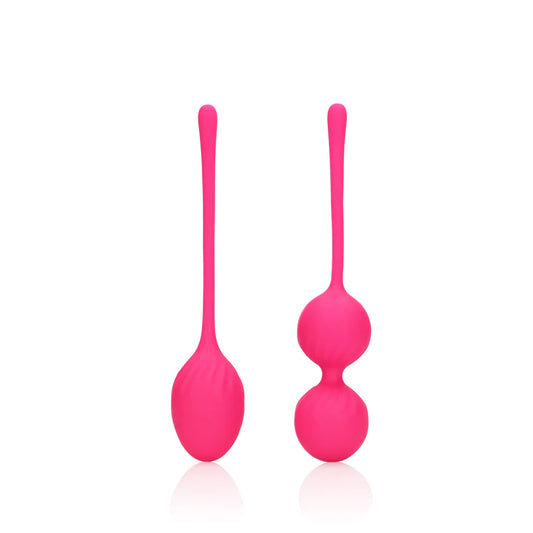 LOVELINE 2 Piece Thumping Kegel Ball Set - Wild Strawberry