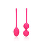 LOVELINE 2 Piece Thumping Kegel Ball Set - Wild Strawberry