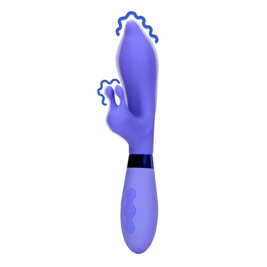 LOVELINE Silicone Pointed Rabbit Vibrator - Protanopia