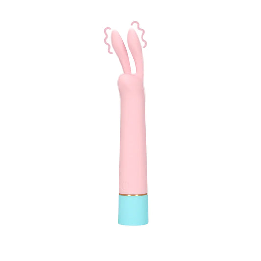LOVELINE Mini Rabbit Vibrator with USB Charger - Cherry Chiffon