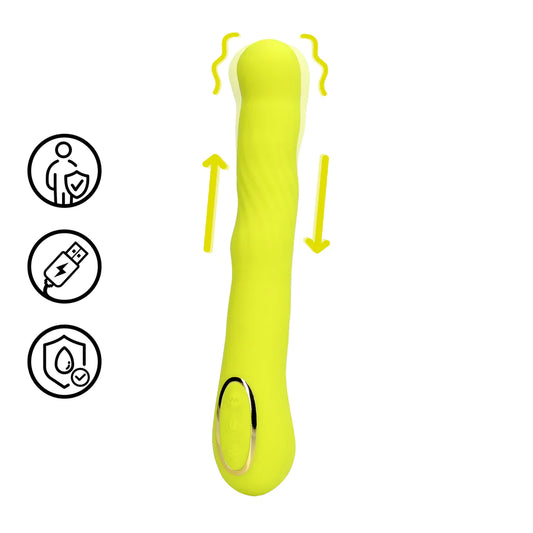 LOVELINE Wiggle G-Spot Vibrator - Lime Passion