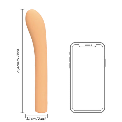 LOVELINE Fingering G-Spot Vibrator - Peach Fuzz