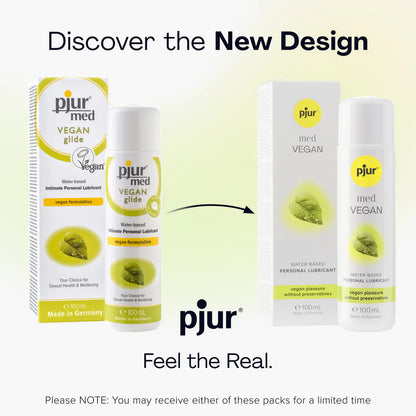 PJUR Med Vegan - Waterbased Vegan Lubricant - 3.4 fl oz / 100 ml