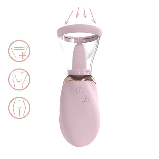PUMPED Boost - Rechargeable Vulva and Breast Pump - Pink