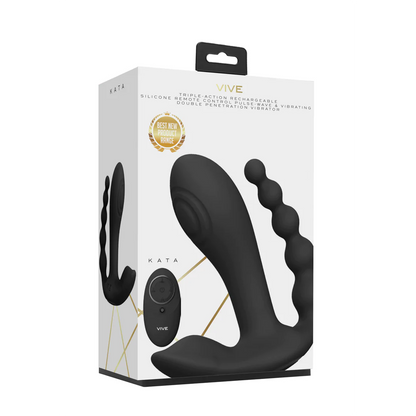VIVE Kata - Pulse Wave & Vibrating Double Penetration Vibrator