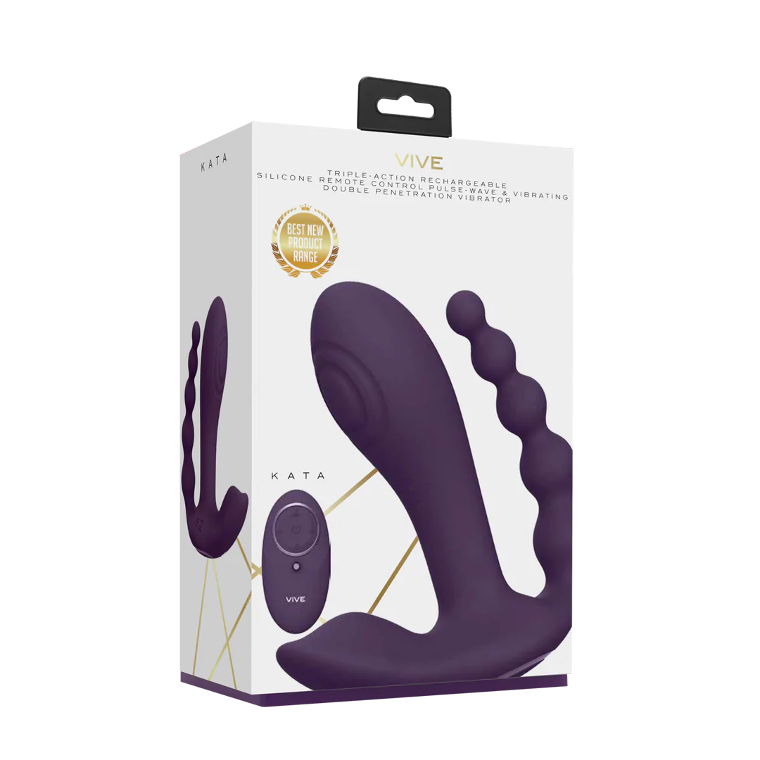 VIVE Kata - Pulse Wave & Vibrating Double Penetration Vibrator
