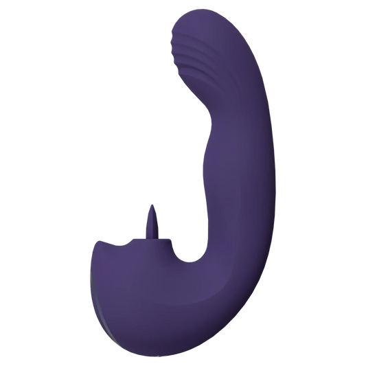VIVE Yumi - Triple Motor G-Spot Finger Motion Vibrator and Flickering Tongue Stimulator