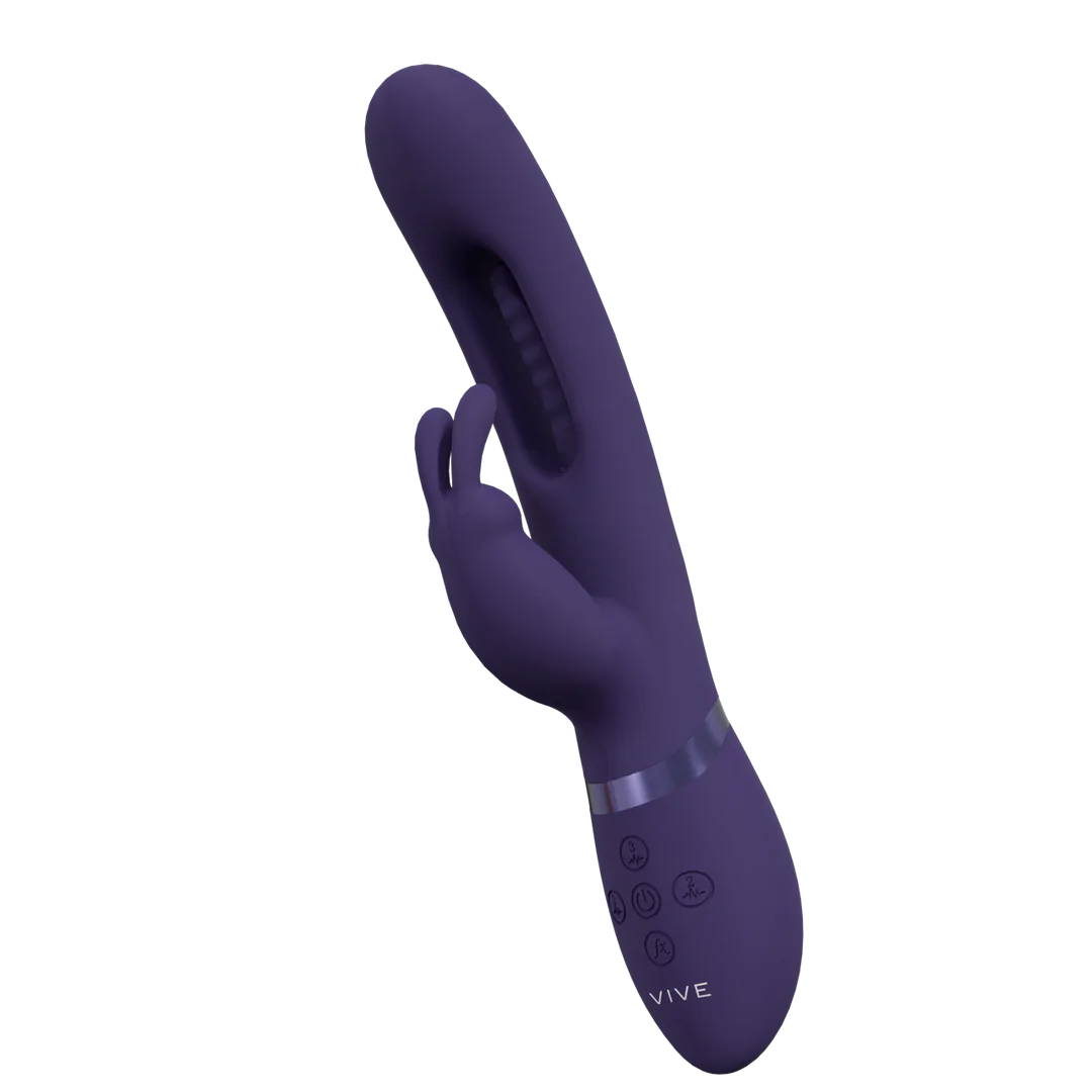 VIVE Mika Triple Motor Vibrating Rabbit with G-spot Flapping