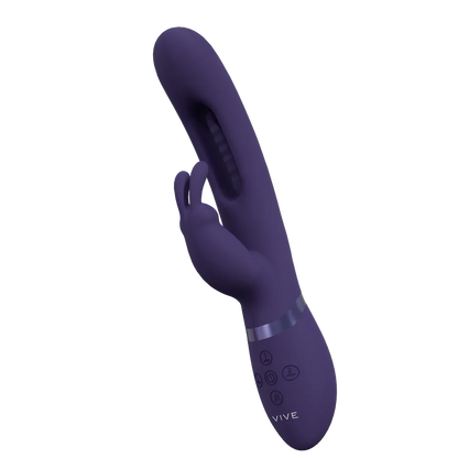 VIVE Mika Triple Motor Vibrating Rabbit with G-spot Flapping