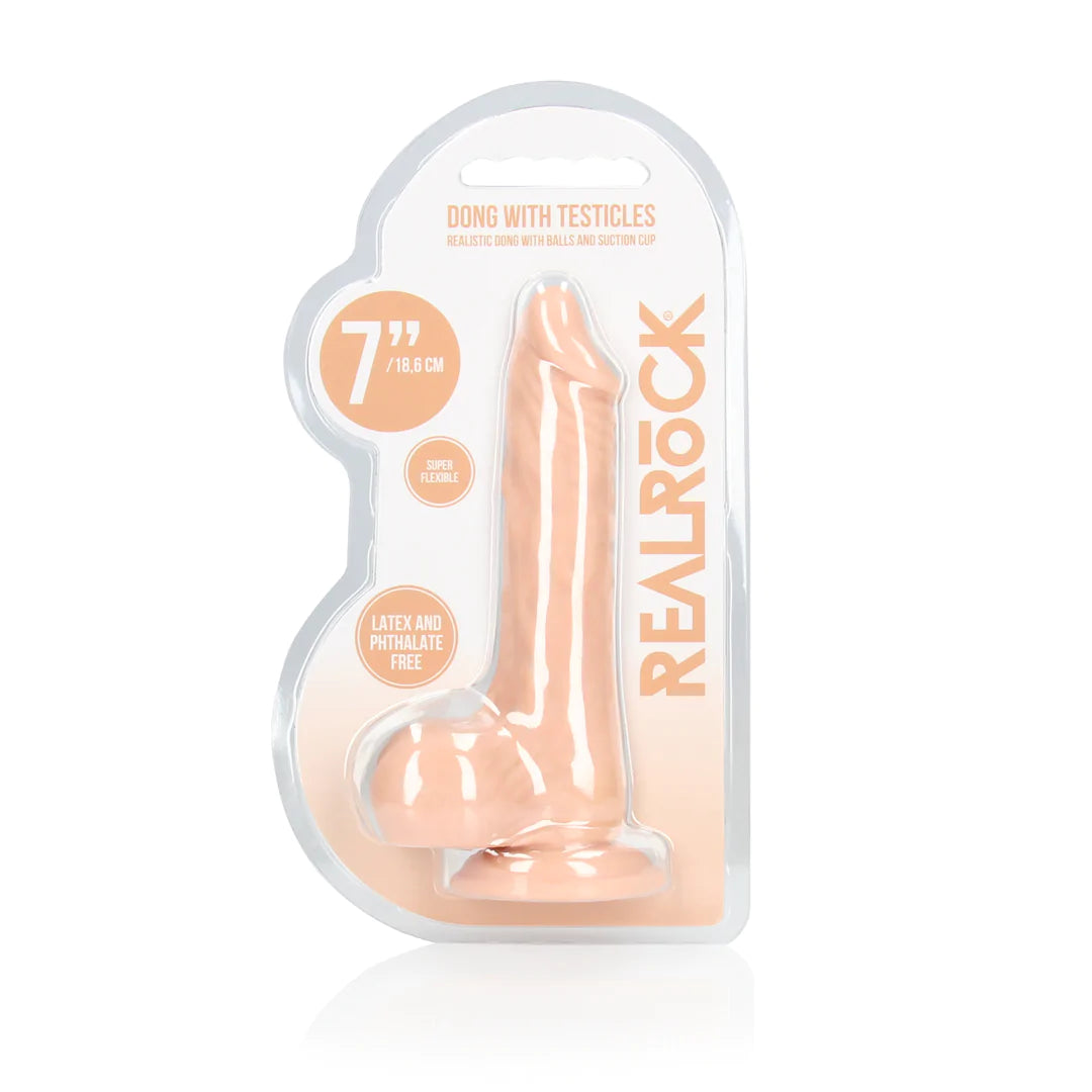 REALROCK Dong with Testicles 7” / 17cm