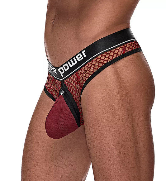 MALEPOWER Cock Ring Thong Red
