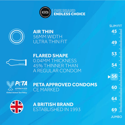 EXS EXS Air Thin Condoms Per Unit