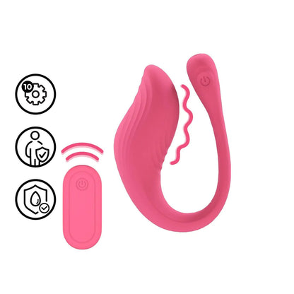 LOVELINE Vibrating G-Spot Vibe with Remote Control - Pink