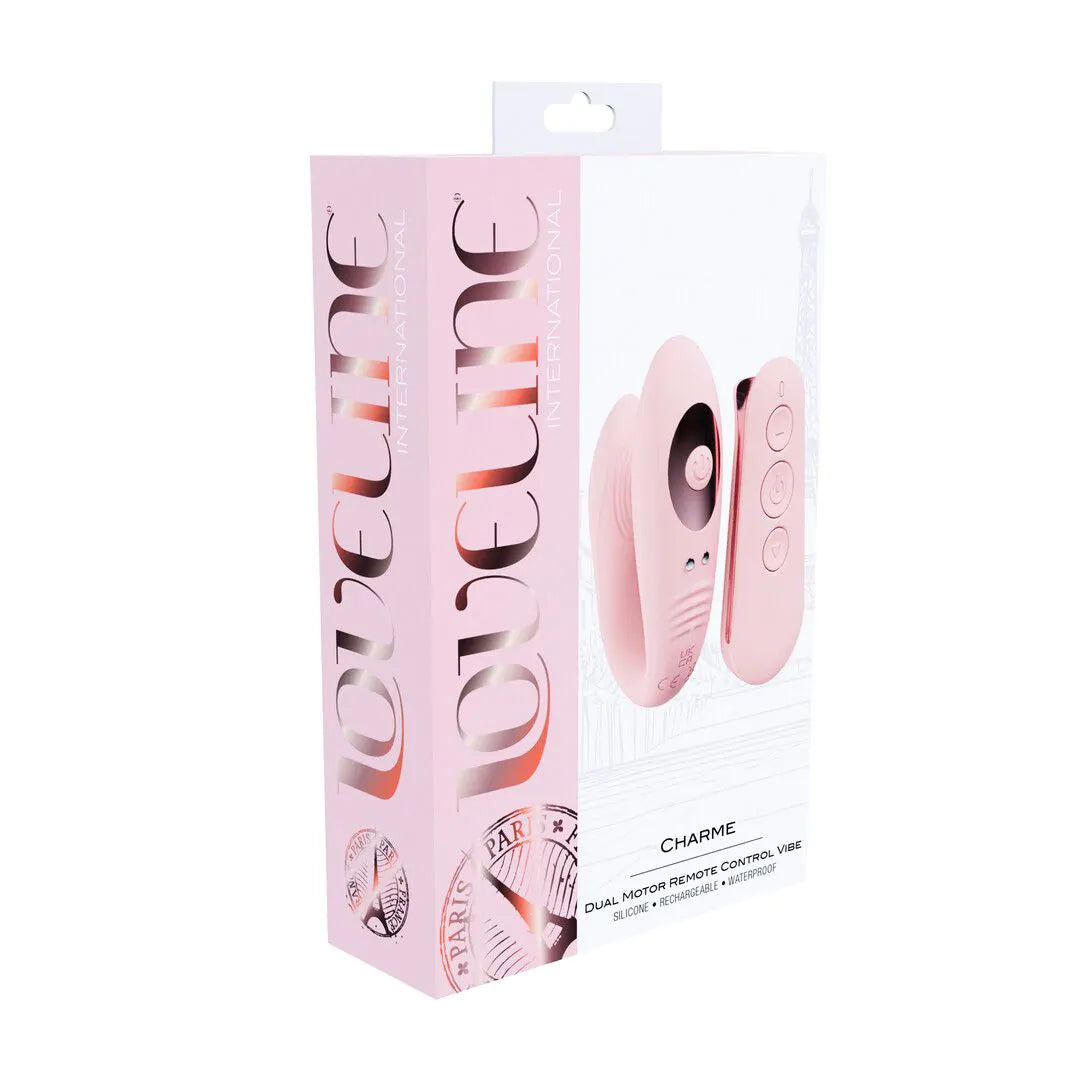 LOVELINE Charme - Remote Control Dual Motor Vibe - Pink