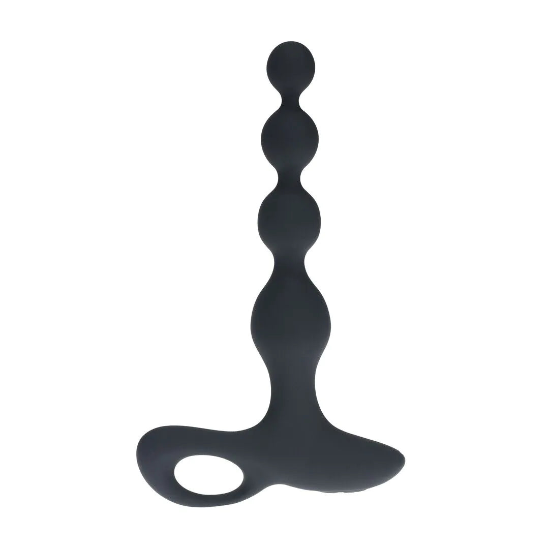 LEVELZ Remote Control Beaded Vibrating Silicone Anal Plug