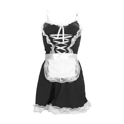 S-LINE French Maid Costume - S/M - Black