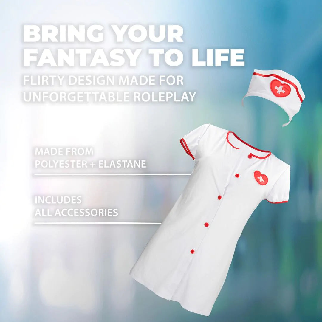 S-LINE Nurse Costume - S/M - White