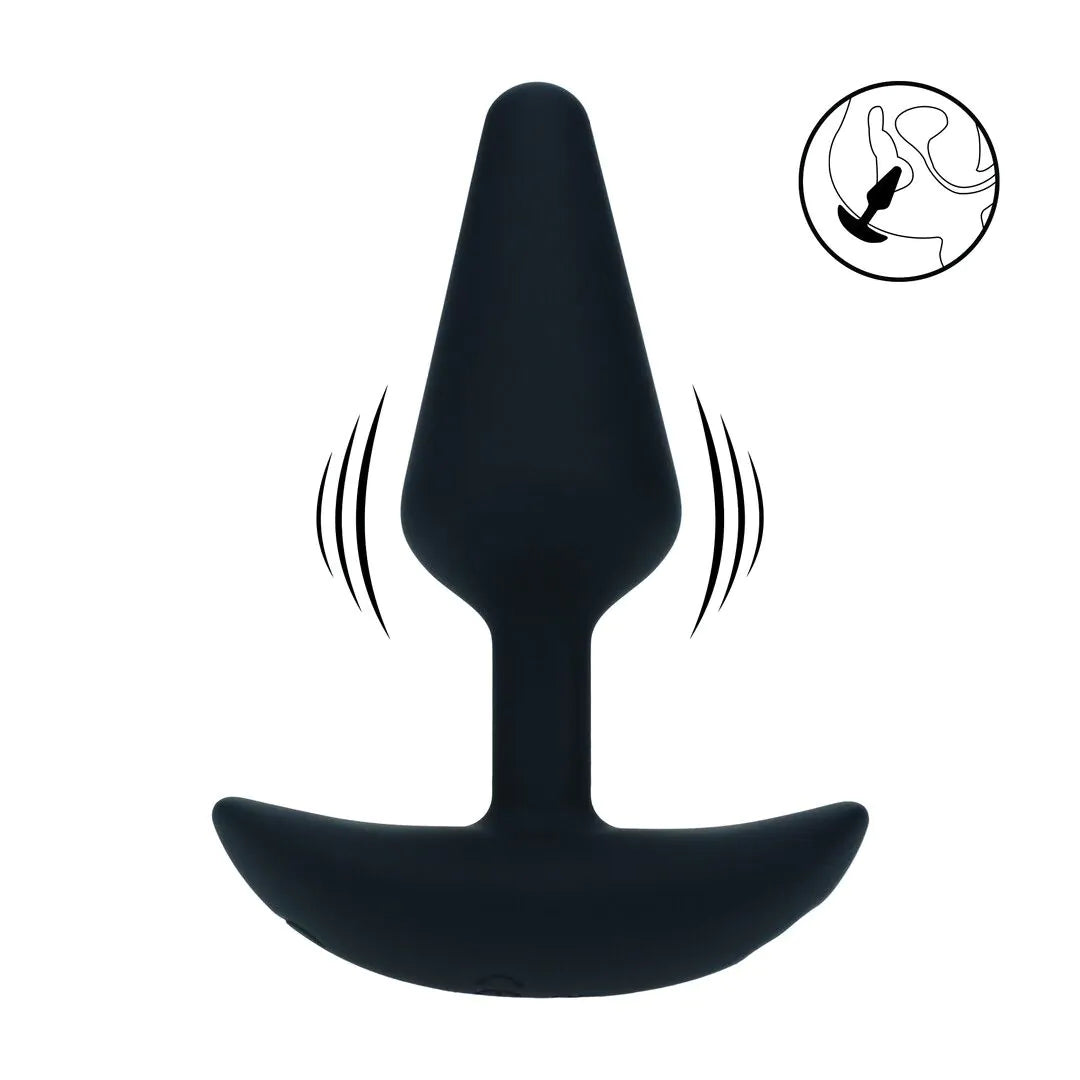 LEVELZ Classic Vibrating Silicone Anal Plug - S