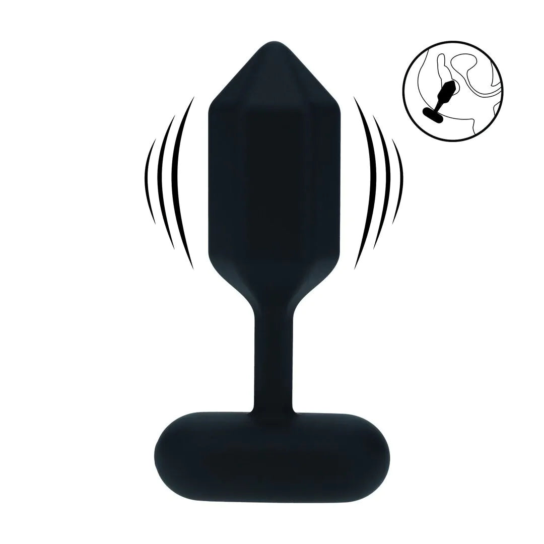 LEVELZ Hexagonal Vibrating Silicone Anal Plug - S