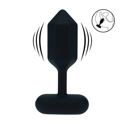 LEVELZ Hexagonal Vibrating Silicone Anal Plug - S