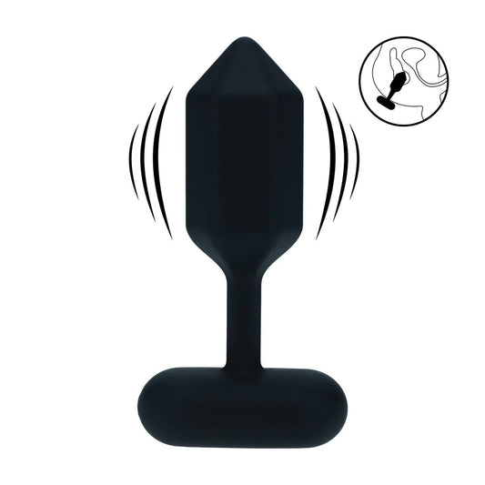LEVELZ Hexagonal Vibrating Silicone Anal Plug - S