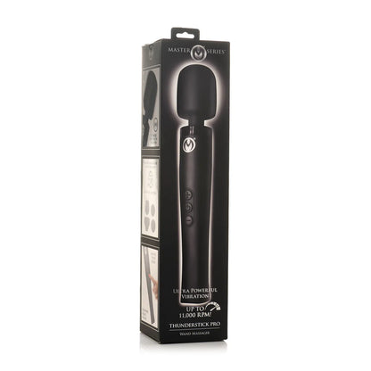 MASTERSERIES Thunderstick Pro - Wand Massager - Black
