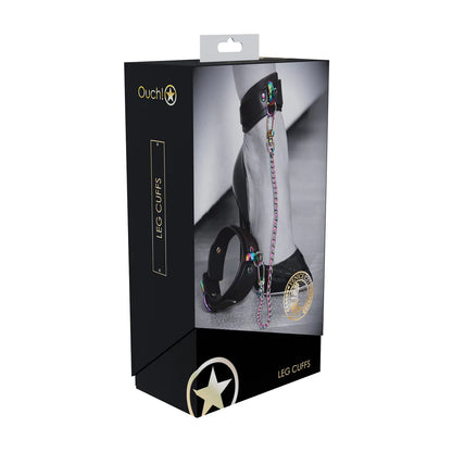 OUCH! Venice Collection - Leg Cuffs - Black