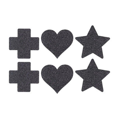 LEDÉSIR Nipple Cover Set - Cross Star Heart