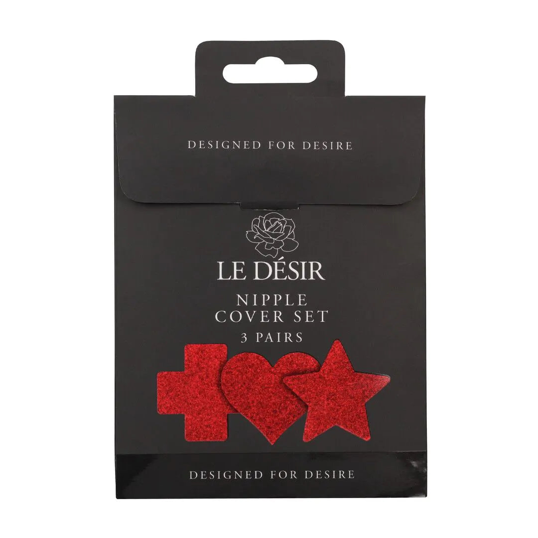 LEDÉSIR Nipple Cover Set - Cross Star Heart